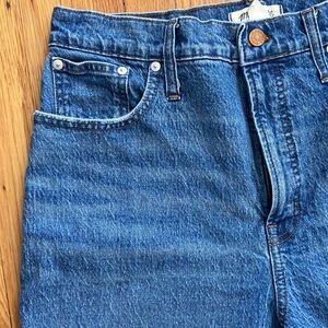 Madewell Perfect Vintage High-Rise Wide-Leg Crop Jean Size 31